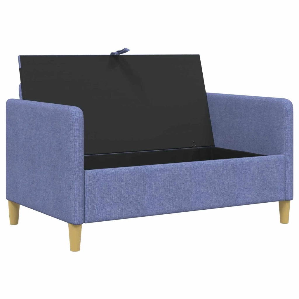 Divano con Storage Blu jeans 122 x 78 x 87 cm Poliestere 42036904
