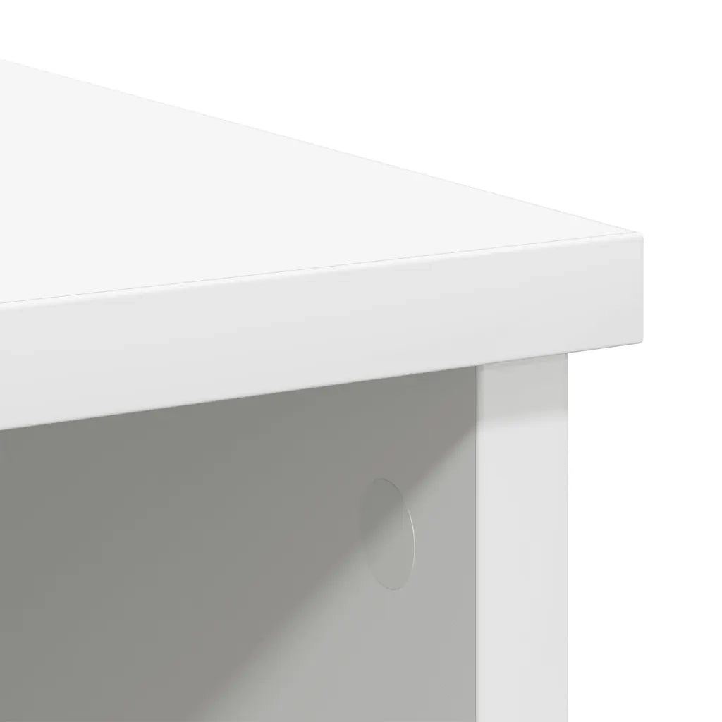 vidaXL Credenza con Cassetto Bianco 101x35x76 cm in Legno Multistrato