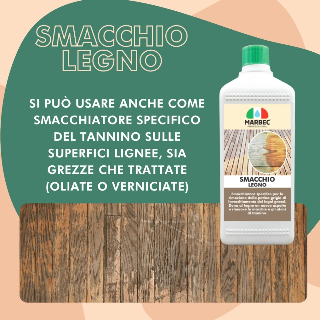 Smacchiare legno SMACCHIO LEGNO   1LT