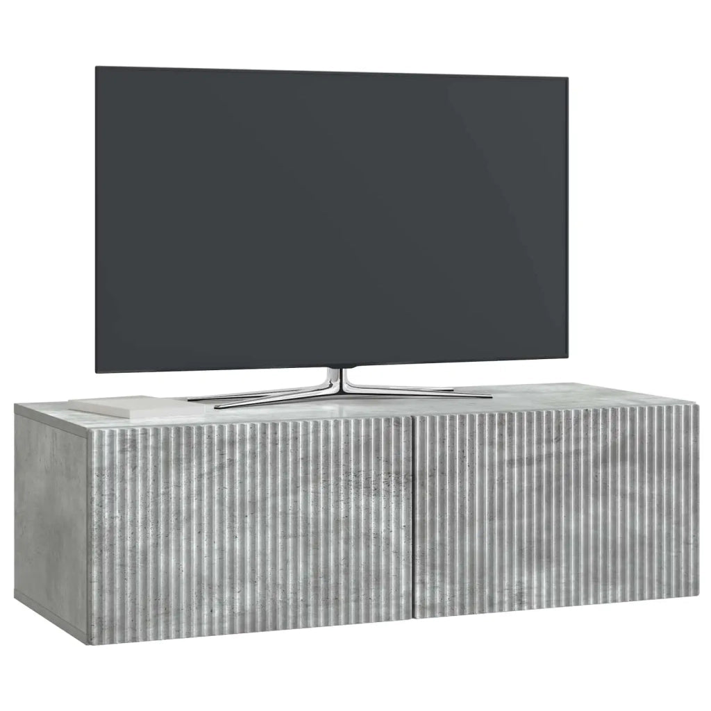 Mobile Porta TV da Muro Grigio Cemento 98 x 41 x 30 cm