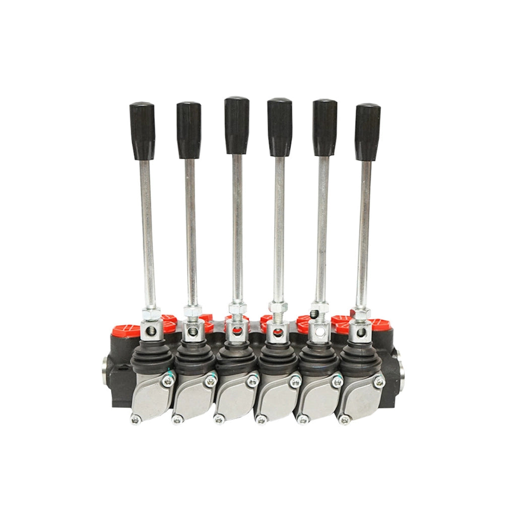 DISTRIBUTORE OLEODINAMICO a 6 leve portata 40L/min -15 /+80 B