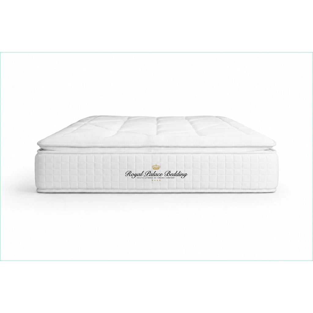 Pacchetto letto completo - Materasso 200x200cm + Box spring con doghe (kit) + 2 cuscini + Piumino - George V