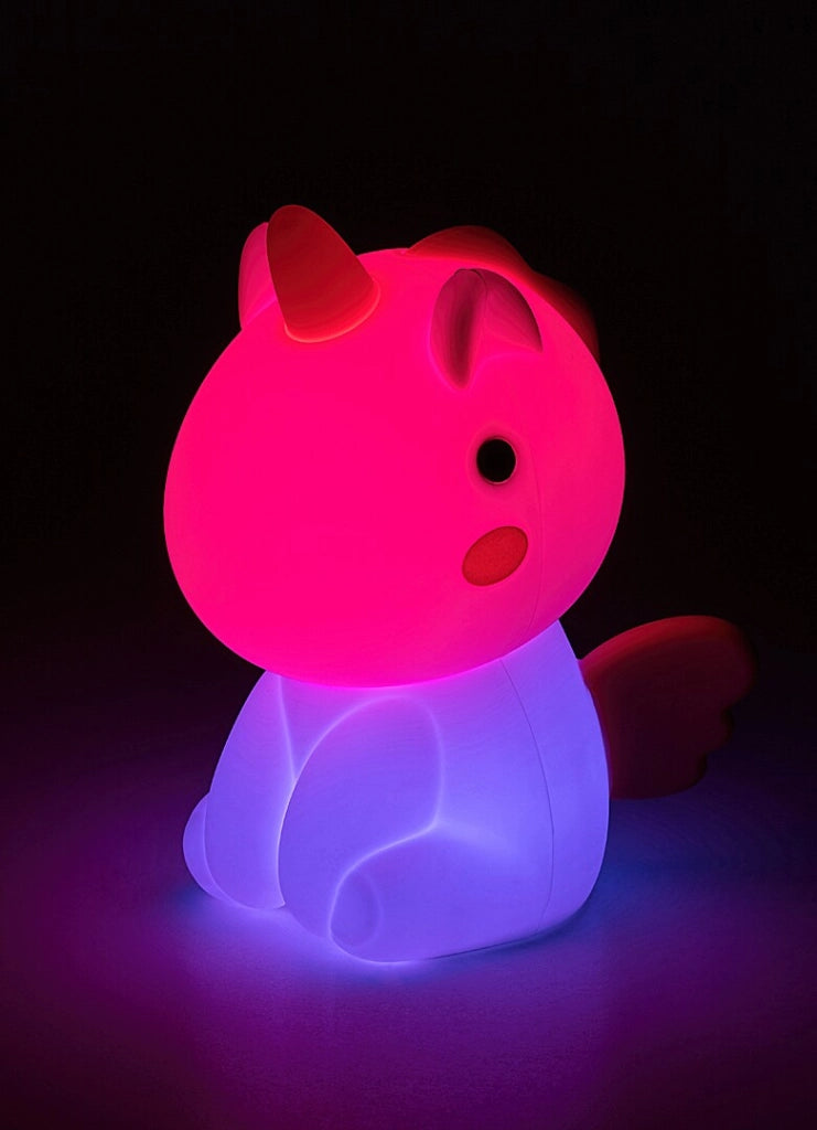 Lampada notte bimbi Unicorno LED RGB dimmer USB Rabalux