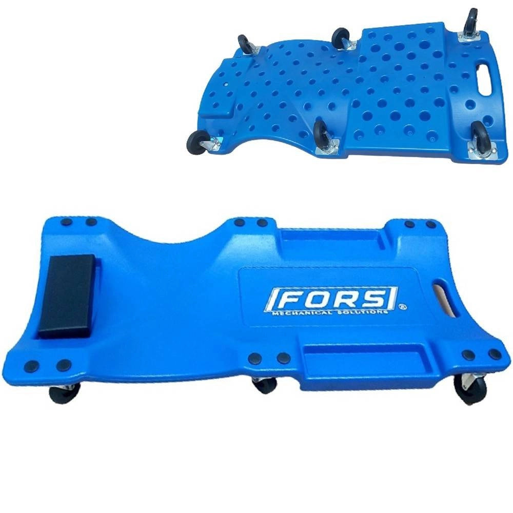 Trade Shop - Carrello Sotto Auto Meccanico 92 Cm Lettino Sottomacchina Poggia Testa -