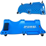 Trade Shop - Carrello Sotto Auto Meccanico 92 Cm Lettino Sottomacchina Poggia Testa -