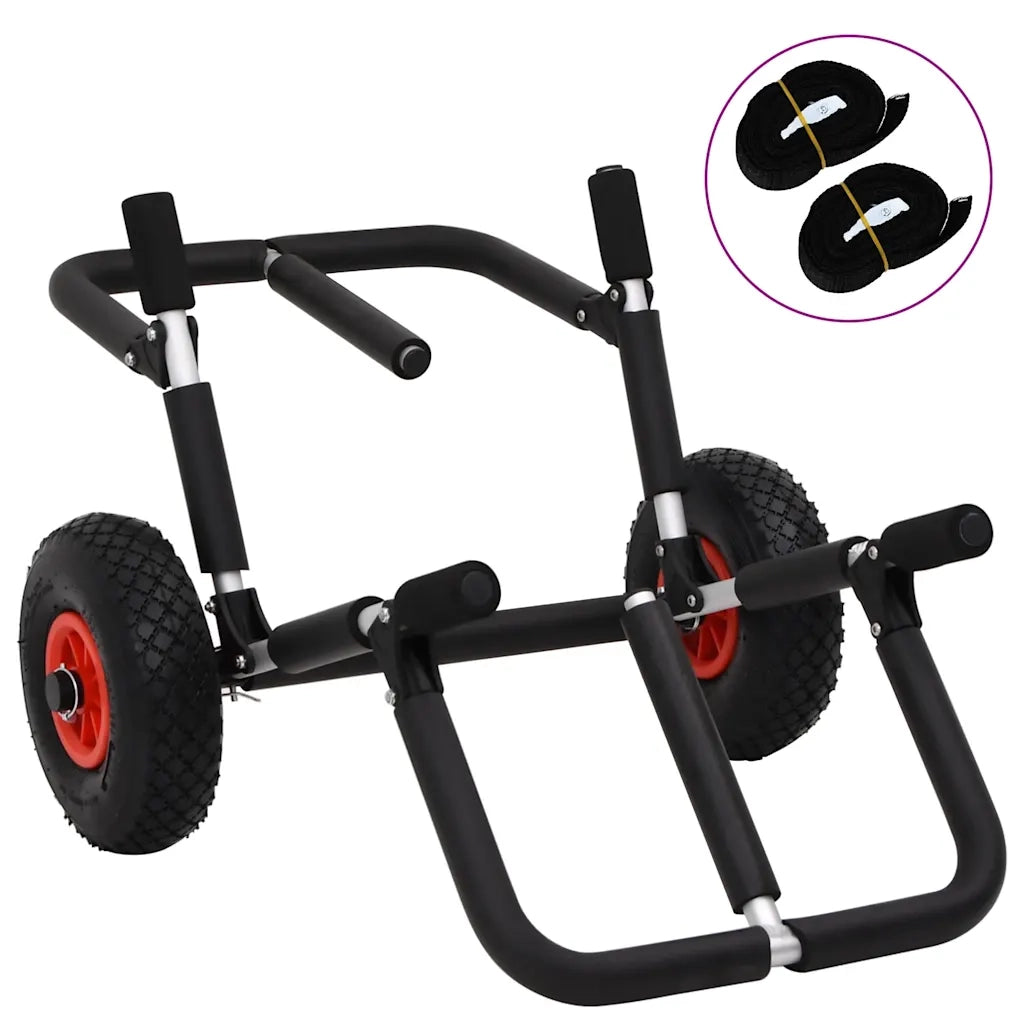 Carrello SUP per 2 Tavole da Surf Pieghevole 90 kg in Alluminio 94872