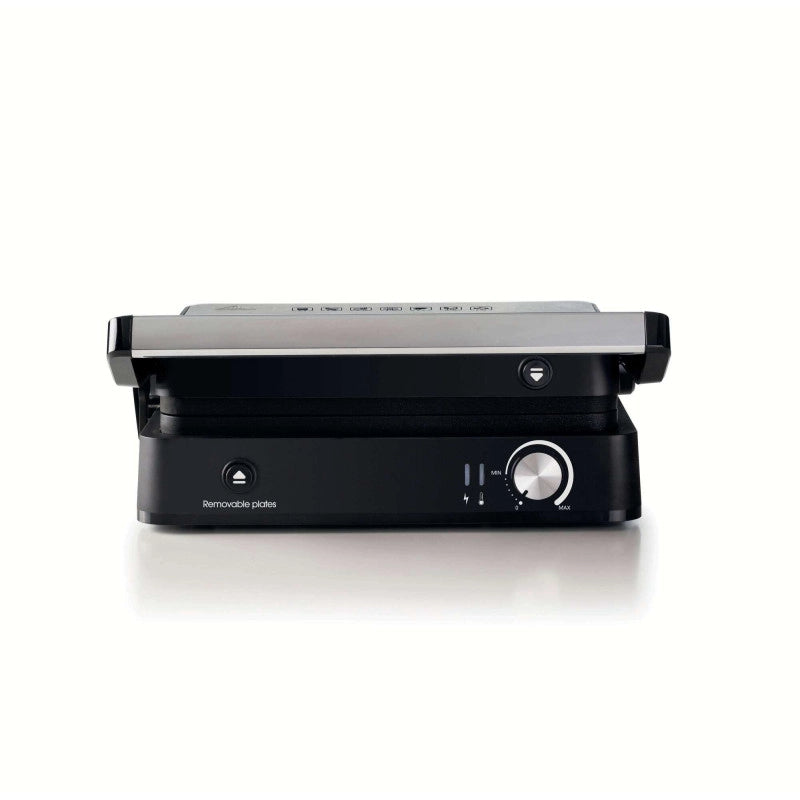 Griglia elettrica 3in1 2000W - 3 modalità di cottura - Piastre antiaderenti - Silver/Black