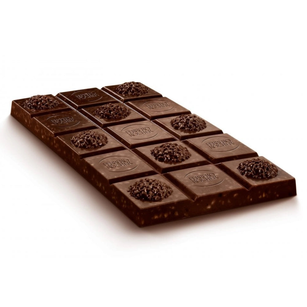 Ferrero rocher original tavolette di cioccolato al latte fondente e bianco da 90 grammi