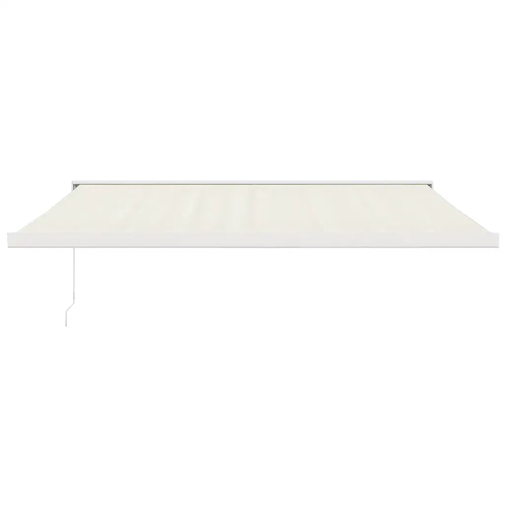 Tenda da Sole Retrattile Crema 4x3 m in Tessuto e Alluminio 3154578