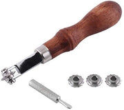 Supporto da Parete in Legno di Alta Qualità - Supporto per Tenda da Camping - Supporti da Parete in Acciaio Inox - Kit di 4 Ruote - Lunghezza 14 cm - Incluso Chiave a Lame - Set di Aghi da Sarto