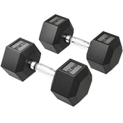 Manubri in ghisa con maniglia scanalata ¨C Minimal ¨C 2x12.5 kg