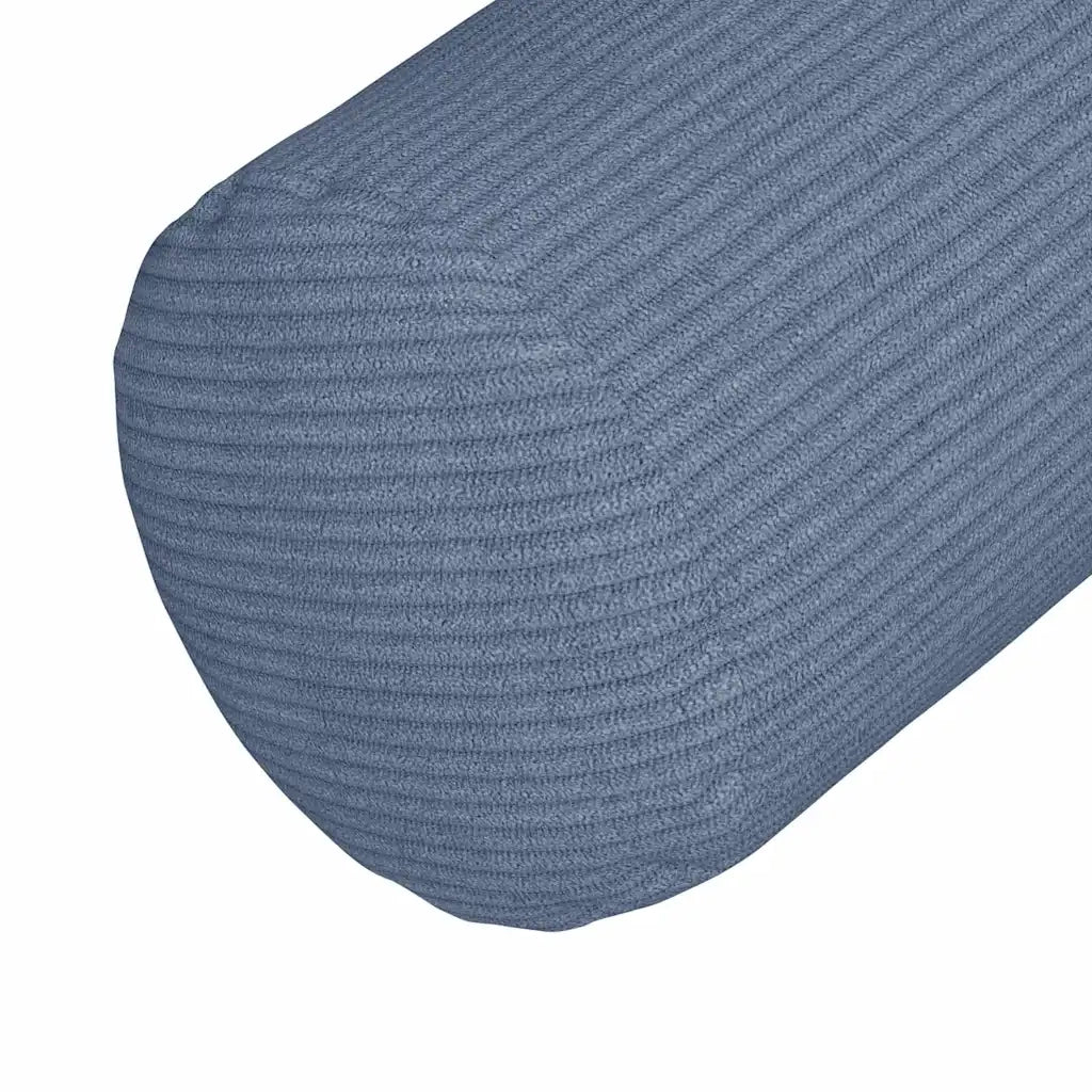 Cuscini a rullo 2 pcs Blu Ø 15 x 40 cm Tessuto in Cords