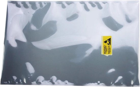 Antistatiche borse per mainboard, scheda grafica e schermo LCD, con etichette, 255 x 40 cm × 10 x 157 pollici