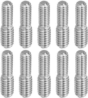 Set di viti a doppia testa in acciaio inossidabile 304 - 10 pezzi - Corrosione resistente - Per applicazioni industriali - Adattatore a vite