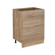 Mobiletto base cucina R-Line Sonoma/Rovere dorato 60 cm senza piano di lavoro Vicco
