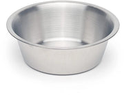Bacetto per cani in acciaio inossidabile lucidato, contenitore cibo e acqua lavabile in forno a microonde, bacetto per cani (1x S / 0,9 l / 17,5 cm)