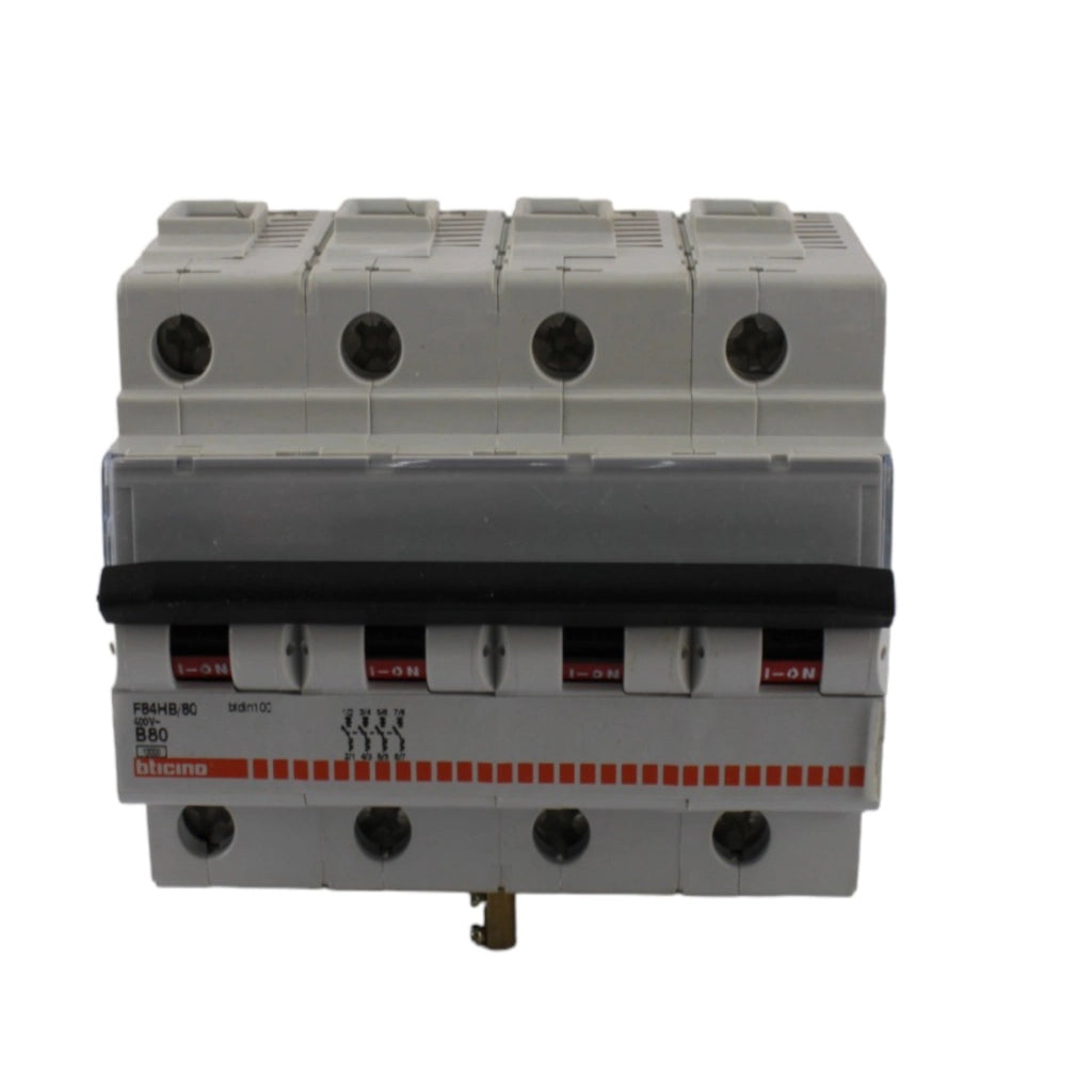 Interruttore magnetotermico 4P 4MOD. 80A Bticino