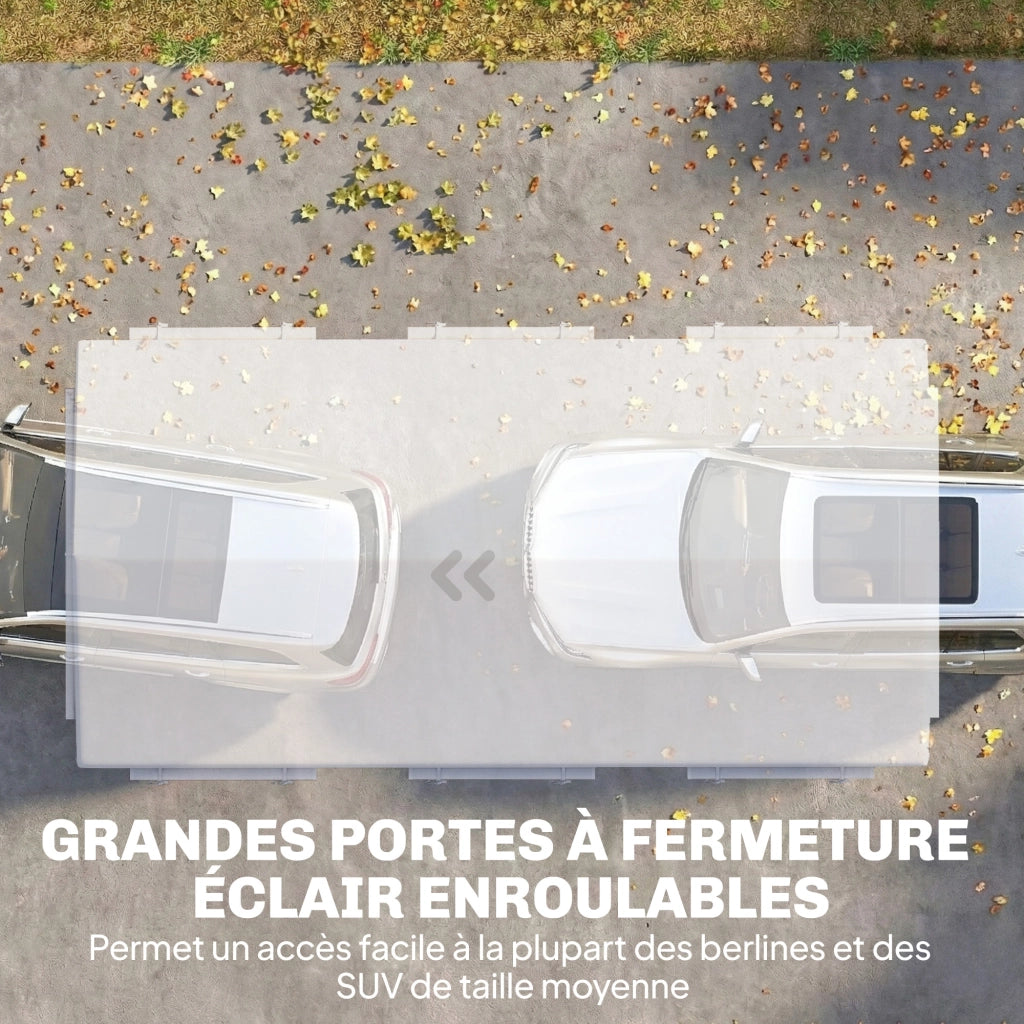 Tenda Auto Garage 3x6m ¨C Minimal ¨C Bianco