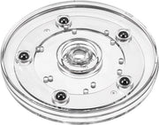Piatto di Rotazione Acrilico Piccolo Piatto Girevole Mini Piatto di Rotazione per Cucina Organizzatore di Torta Supporto per Spezie Rotante per Cucina Girevole in Plastica con Piastrine di Rotolamento trasparente per 10 cm