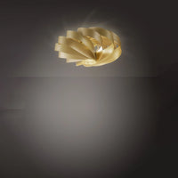 Plafoniera Moderna Flat Polilux ® New Gold 1 Luce E27 D60Cm