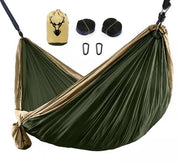 Hammock Leggero 270 x 140 | Esterno Premium 210T Nylon | Inclusa Sacca di Ripiegamento | Hammock per Emergenza | Camping Esterno | Campeggio | Escursione Hammock
