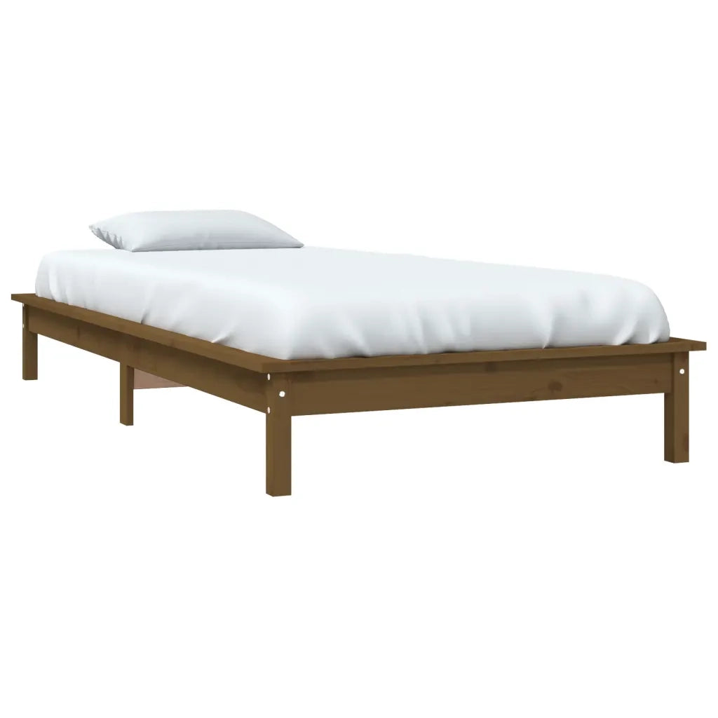 Giroletto Miele 90x190 cm in Legno Massello di Pino 3FT Single cod mxl 61839