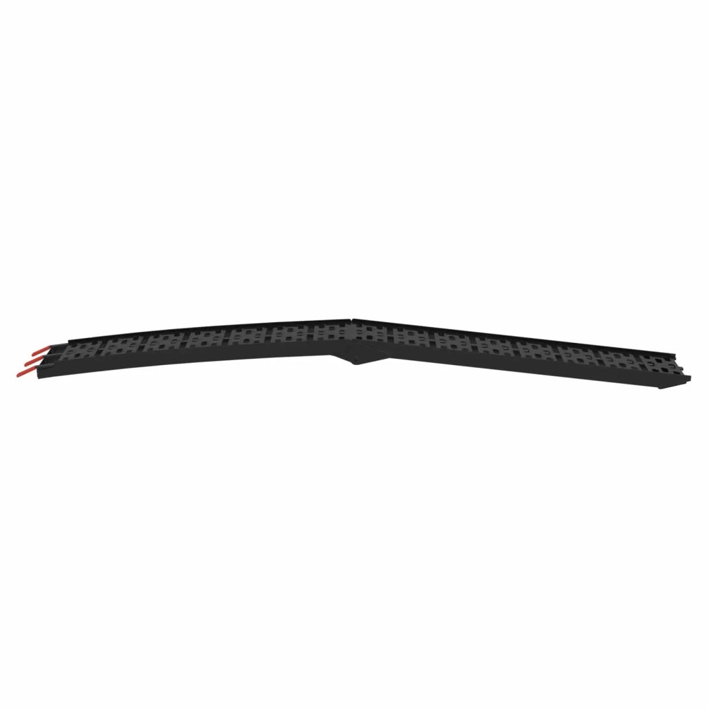 Rampe per Moto Pieghevoli 340 kg per rampa 2 pcs Nero Alluminio