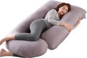 Cuscino per la gravidanza a forma di G - supporto ottimale - 1 pezzo - cotone