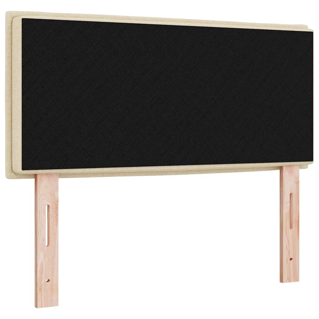 Testiera | Testata LED con strisce LED con Testiera | Testata Crema 100 cm Tessuto