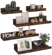 Set di assi da parete multifunzionale e stile - set di 5 - legno di abete