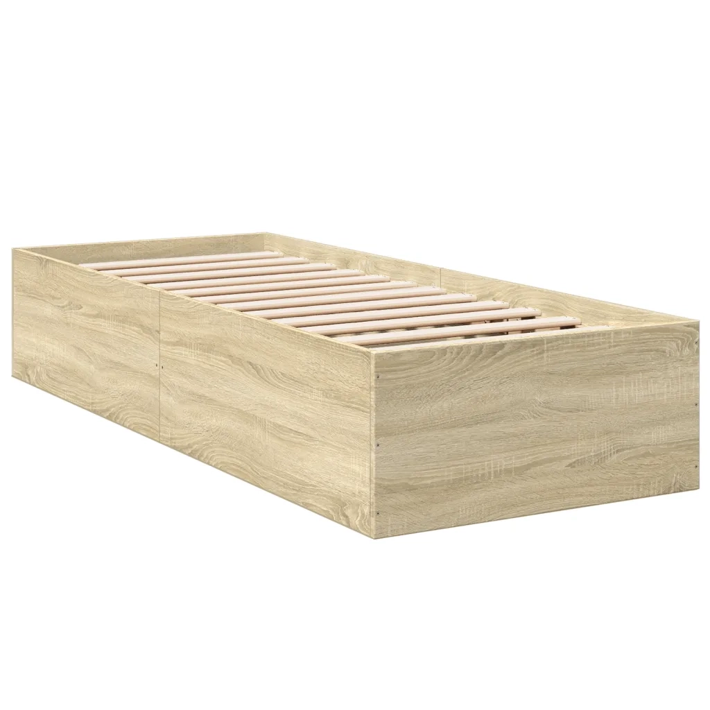 Giroletto senza Materasso Rovere Sonoma 75x190 cm in Truciolato 841988
