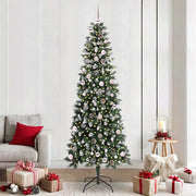Albero di Natale artificiale con 300 LED Verde 240 cm 3395846