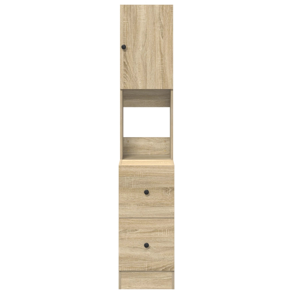 Armadio da Cucina Rovere Sonoma 35x50x180 cm Legno Ingegnerizzato