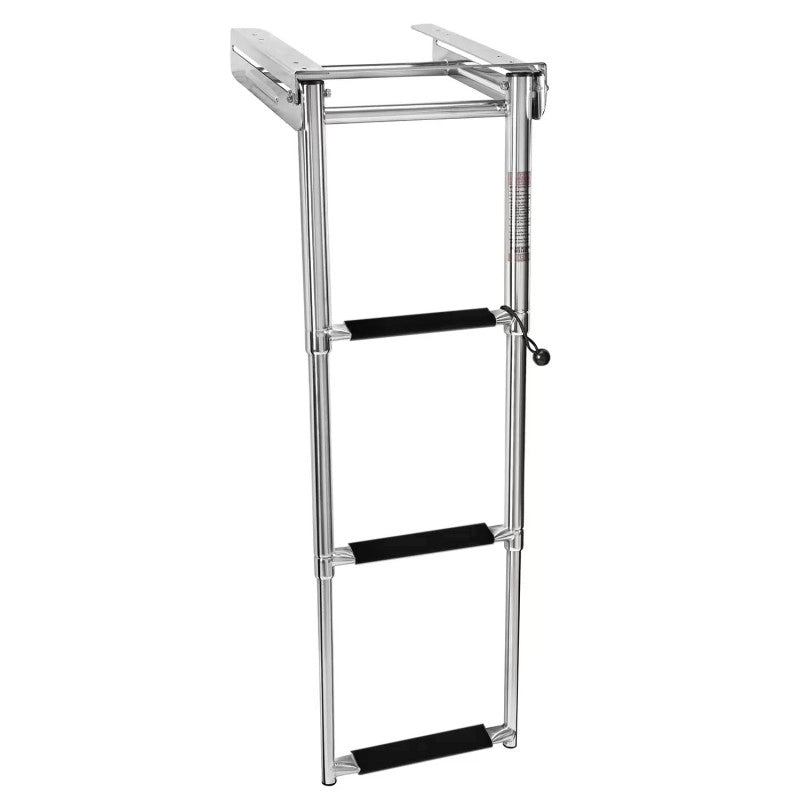 SCALETTA INOX A SCOMP. GRADINO NERO