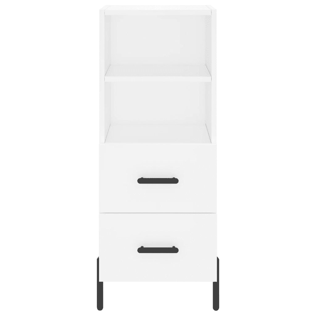 Credenza Bianca 34,5x34x180 cm in Legno Multistrato 3198921