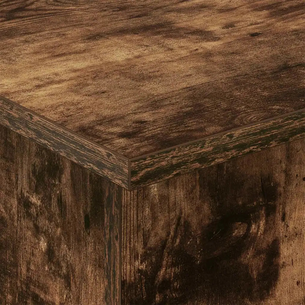 Tavolino Rovere fumé 35,5 x 35 x 40 cm Legno ingegnerizzato 891212