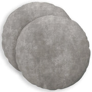 Cuscino HEERLEN 2 pz Grigio Chiaro Fleece in microfibra 929789
