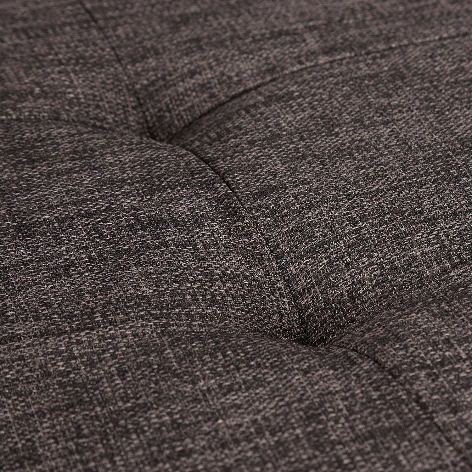 Panca per cassapanca portabiancheria con coperchio marrone 114 cm 3013009