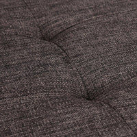 Panca per cassapanca portabiancheria con coperchio marrone 114 cm 3013009