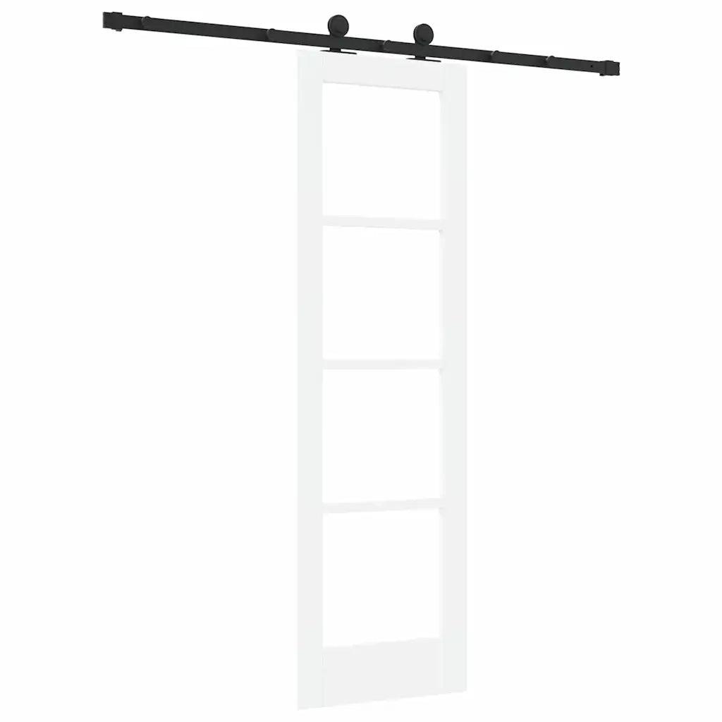 Porta scorrevole ORKDAL Bianco e Nero 61 x 198,5 cm 3331986
