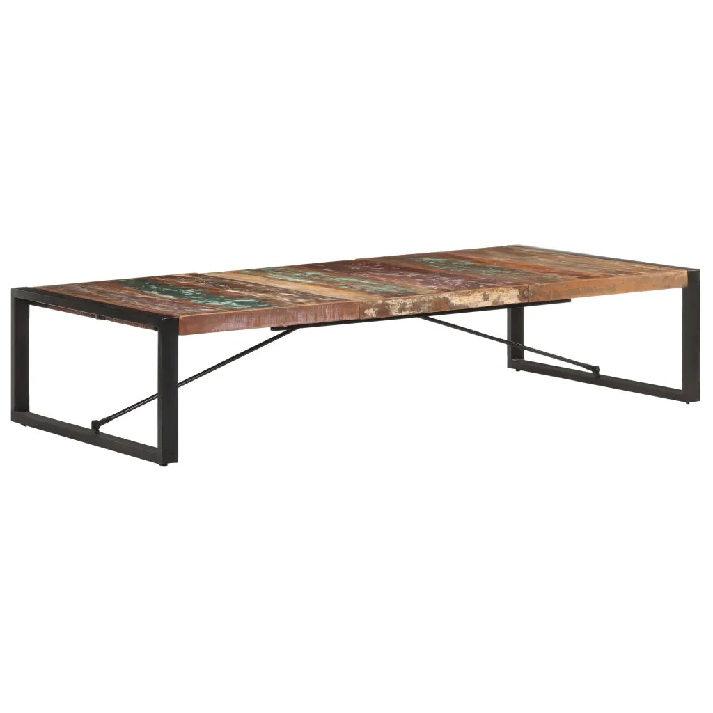 Tavolino da Salotto 180x90x40 cm in Legno Massello di Recupero 321589
