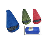 Trade Shop - Set 2pz Sacco A Pelo Leggero Compatto 220x80cm Coperta Comfort Per Campeggio 017049 -