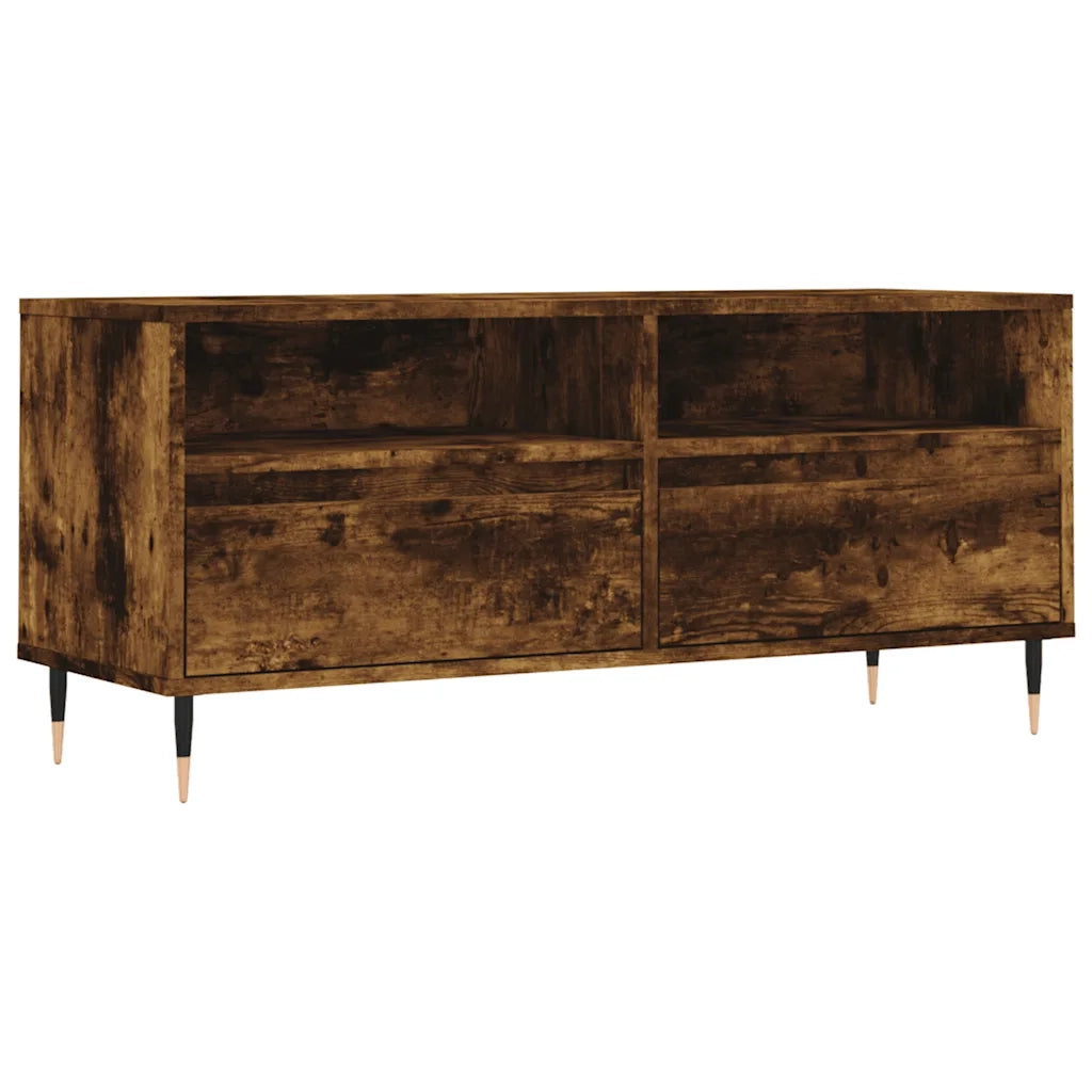 Mobile TV Rovere Fumo 100x34,5x44,5 cm in Legno Multistratocod mxl 128873