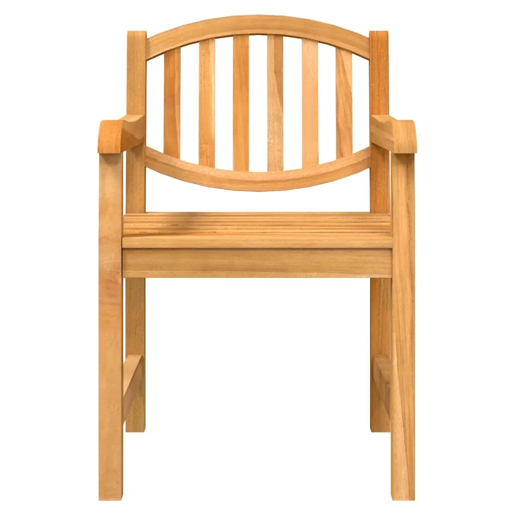 Set da Pranzo per Giardino 5 pz in Legno Massello di Teak 3157942