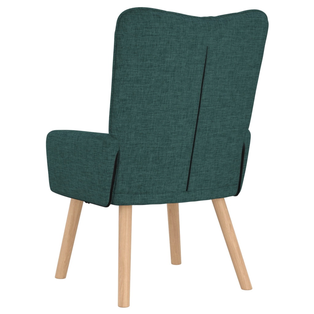 Sedia Rilassante  Verde Scuro in Tessuto