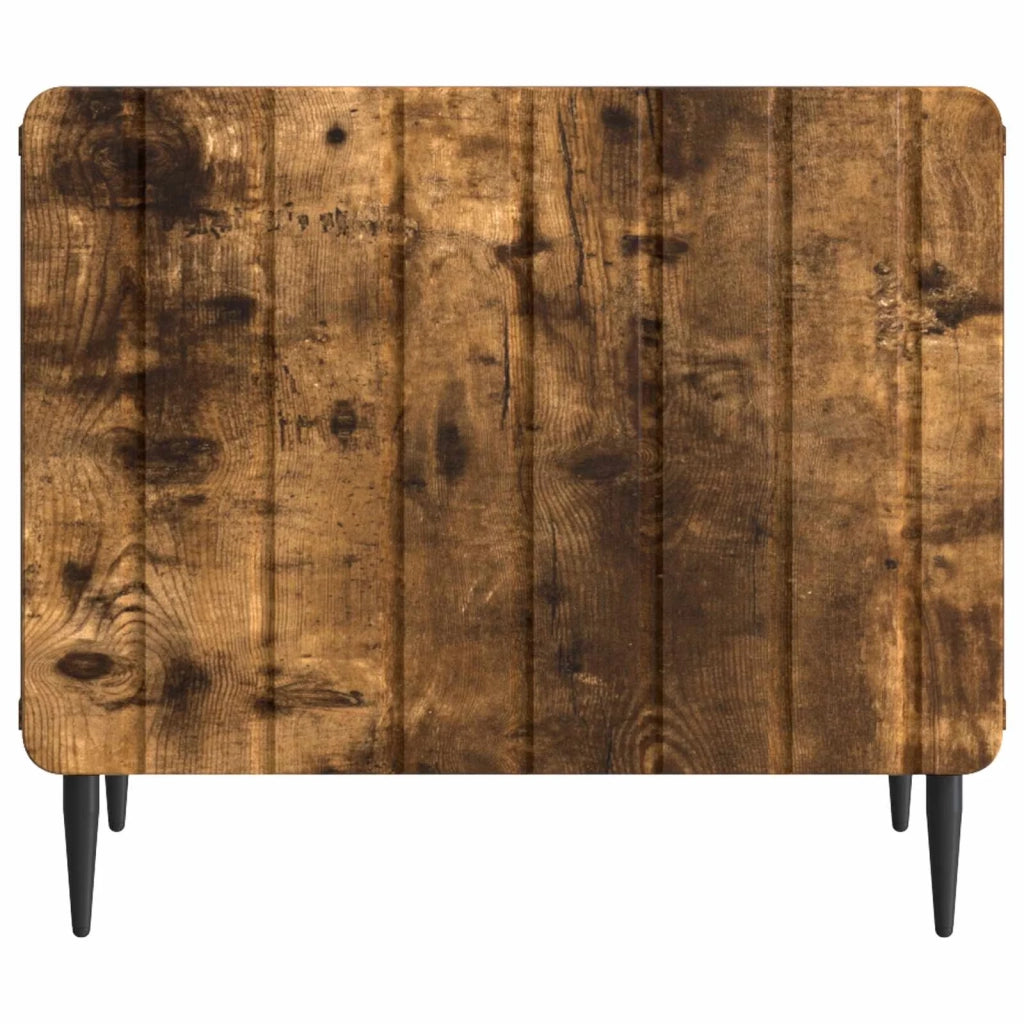 Tavolino da salotto con cassetto Rovere Fumo 49 x 50 x 42 cm