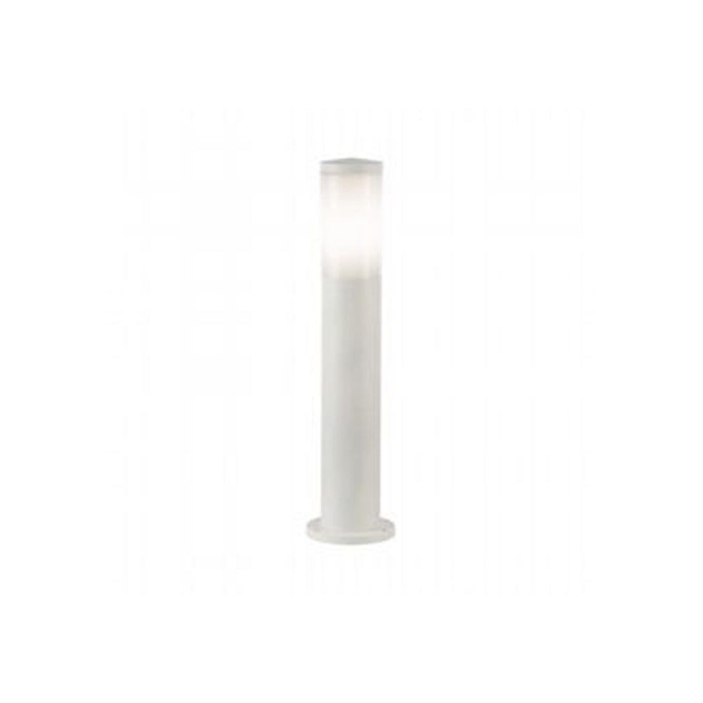 Palo Basso Moderno Panama Alluminio Bianco 1 Luce E27 300Cm