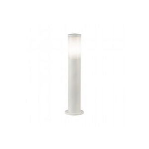 Palo Basso Moderno Panama Alluminio Bianco 1 Luce E27 300Cm