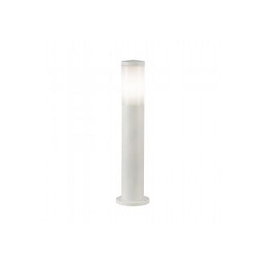 Palo Basso Moderno Panama Alluminio Bianco 1 Luce E27 300Cm
