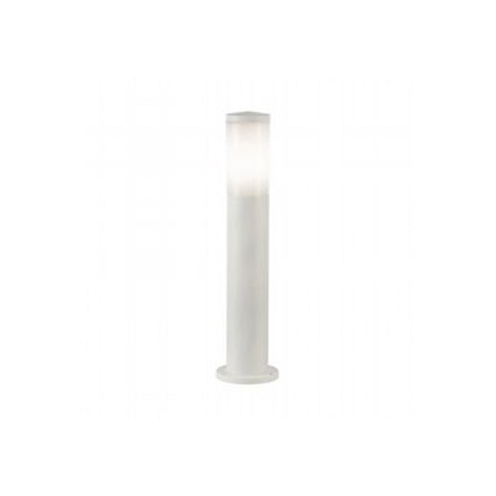 Palo Basso Moderno Panama Alluminio Bianco 1 Luce E27 300Cm